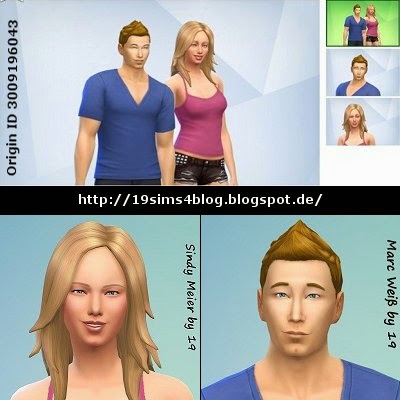 Sims 4 Sindy Meier & Marc Weiß at 19 Sims 4 Blog