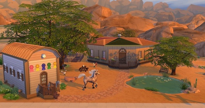 Sims 4 Gypsy shelter by Dolkin at ihelensims