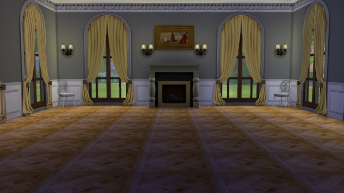Sims 4 Louis XVI Modern walls & floor at Meinkatz Creations