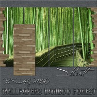 Bamboo Forest Wallpapers at IMHO Sims 4