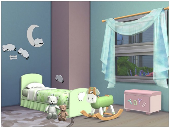 Sims 4 Baby sheep kidsroom at Sims by Severinka