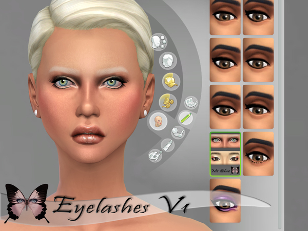 Sims 4 Eyelashes V1 by Ms Blue at TSR