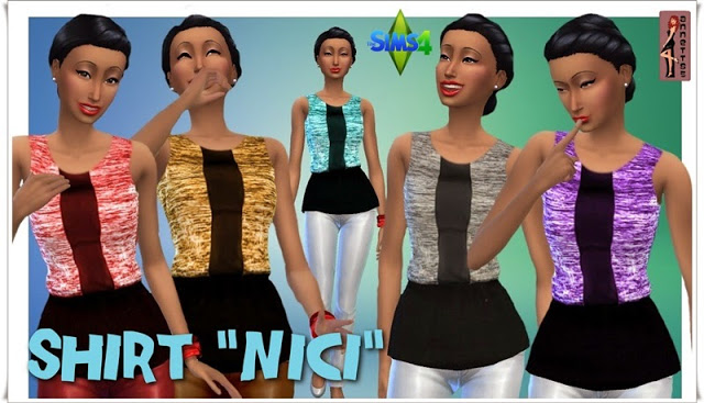 Sims 4 Nici shirt at Annett’s Sims 4 Welt
