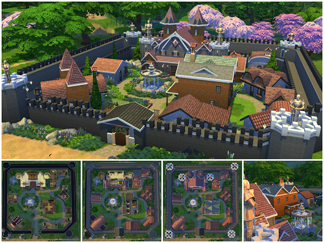 Sims 4 Fantasy Town by Sim4fun at Sims Fans