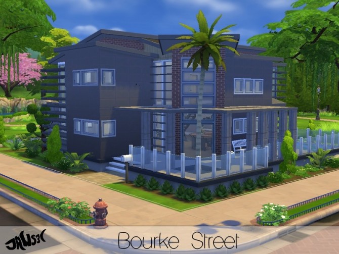 Sims 4 Bourke Street house by Jaws3 at TSR