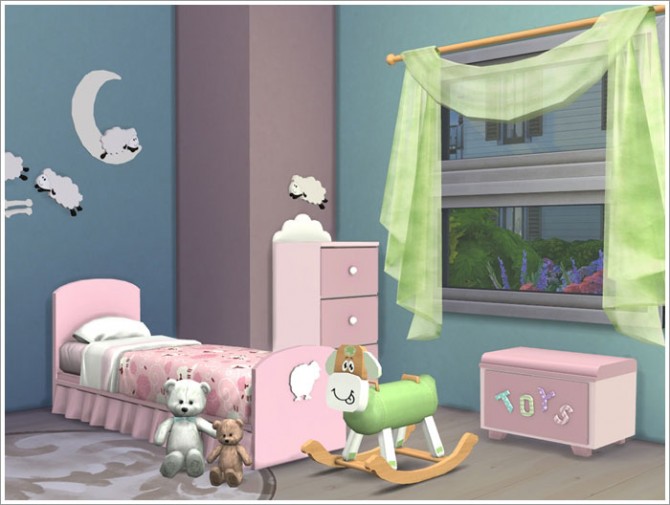 Sims 4 Baby sheep kidsroom at Sims by Severinka