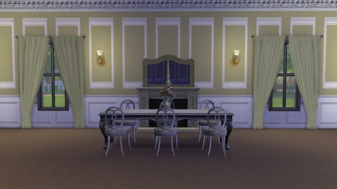 Sims 4 Frame French Wall at Meinkatz Creations