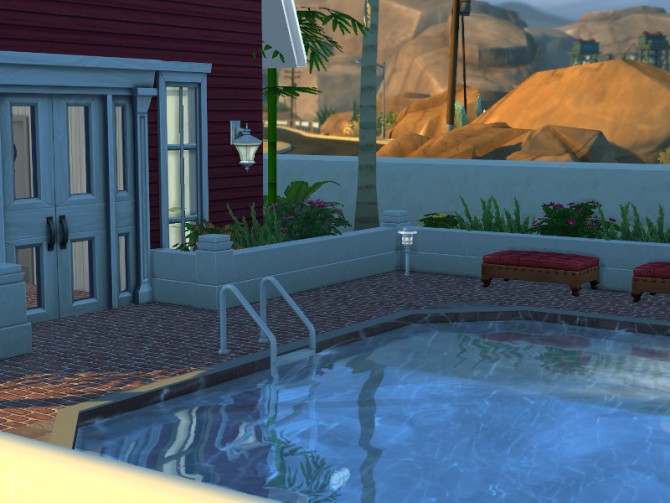 Sims 4 Red Barn Swimming Hole at CC4Sims