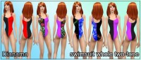 Two-tone swimsuit by Dianama at Saratella’s Place