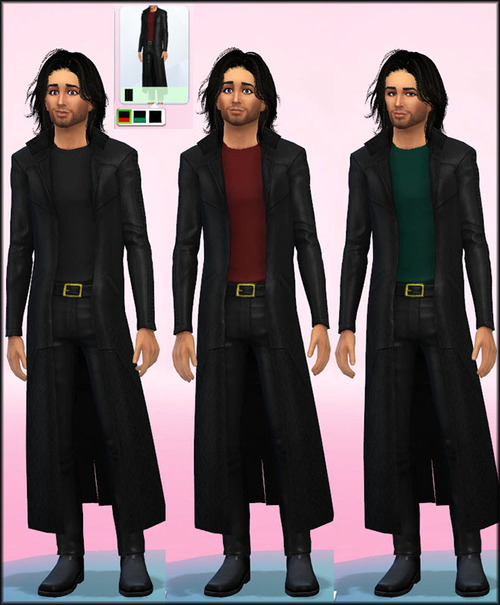 Sims 4 Male Oracle Coat Retextured at Julie J