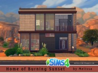 Home of Burning Sunset at Melissa Sims4