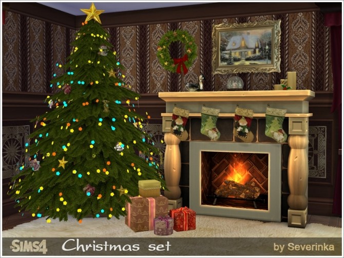 Sims 4 Christmas set by Severinka at TSR