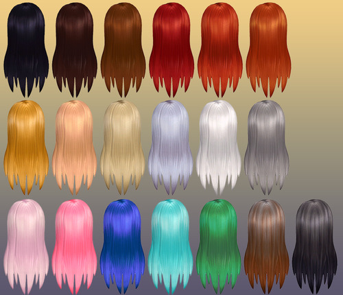 Lucky Hair for Males&Females at NotEgain » Sims 4 Updates