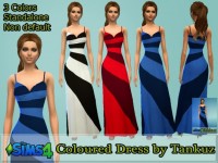 Coloured Dress at Tankuz Sims4