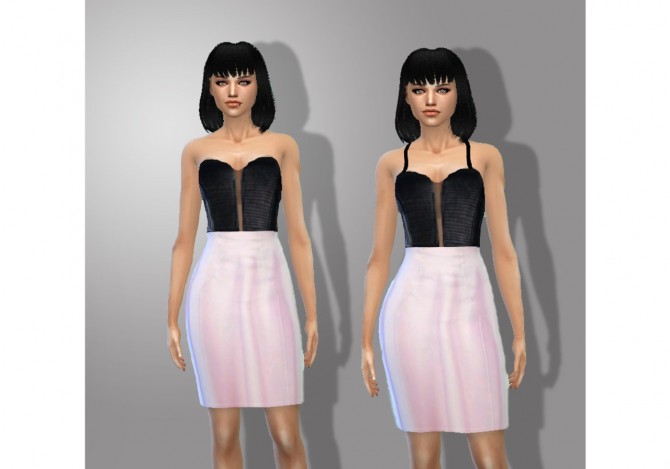 Sims 4 1 dress + 5 shirts at Lulufrosty frog
