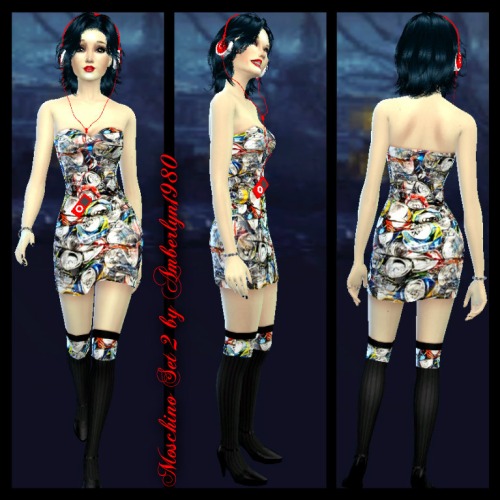 Sims 4 Outfits and rose tattoo at Amberlyn Designs