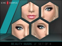 Beauty mark set of 4 at Sims 4 Krampus