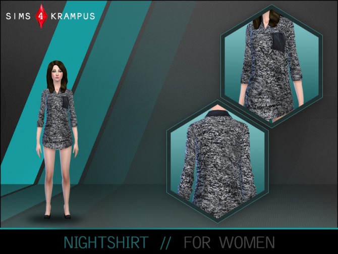 Sims 4 Boyfriend nightshirt at Sims 4 Krampus