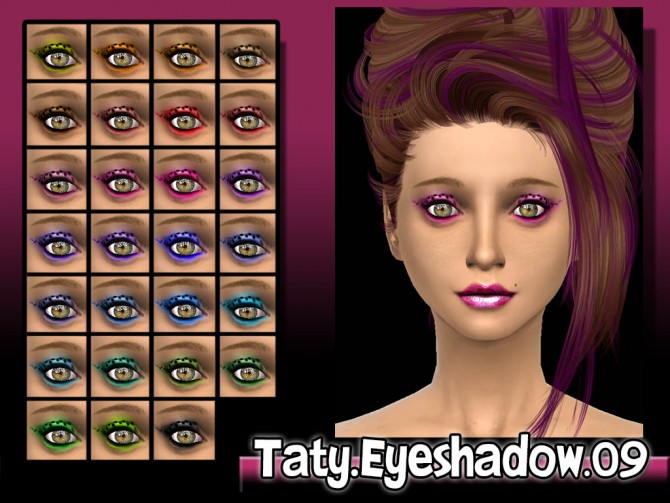 Sims 4 Eyeshadow 09 at Taty – Eámanë Palantír