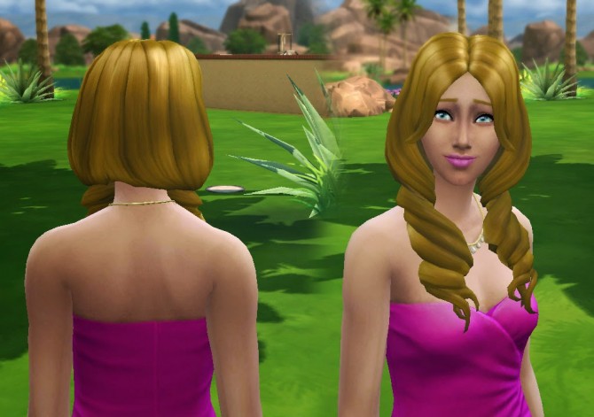 Sims 4 Heavy Sea Hair by Kiara at My Stuff