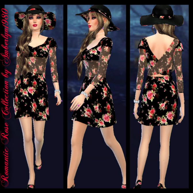 Sims 4 Romantic Rose Collection at Amberlyn Designs