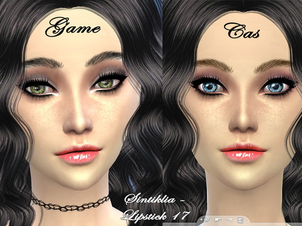 Sims 4 Lipstick 17 by Sintiklia at TSR
