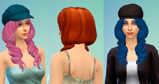Sims 4 Heavy Sea Hair by Kiara at My Stuff