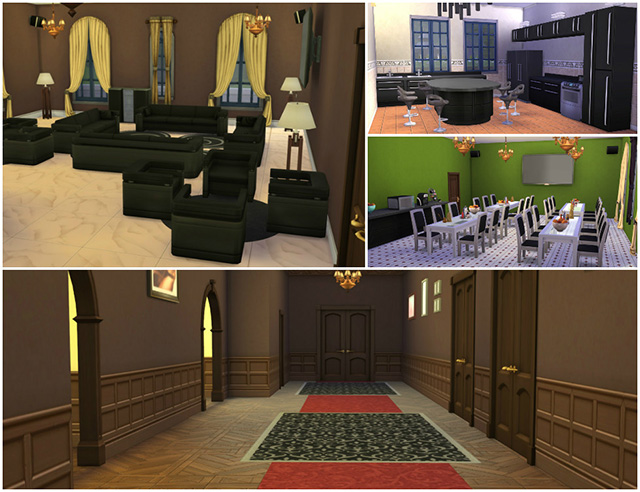 Sims 4 Xavier Institute from X Men by Sim4fun at Sims Fans