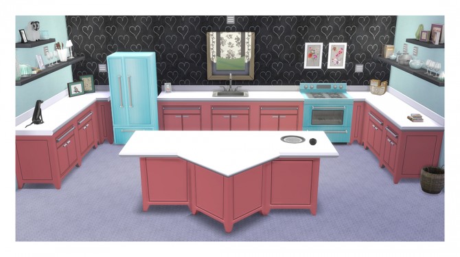 Sims 4 Corporate counters and islands at Saudade Sims