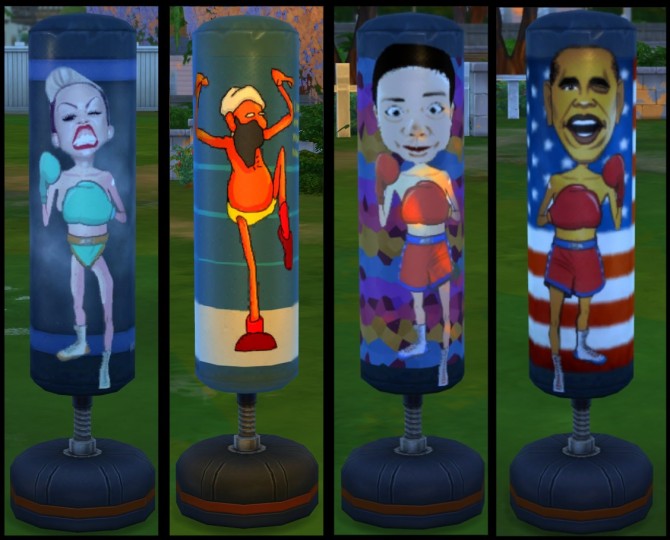 Sims 4 Redesigned punching bag by hydramordor at Mod The Sims