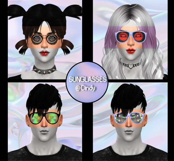 Sims 4 4 Sunglasses by Cindy at CCTS4