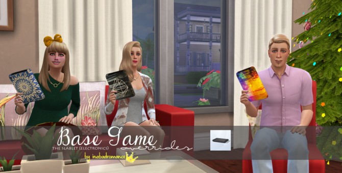 Sims 4 Overrides! Christmas gifts... tablets! at In a bad Romance
