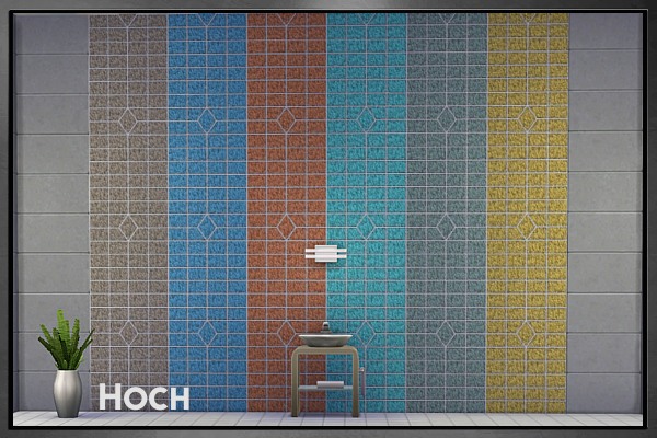 Sims 4 Good Eindruck wall tiles by Cappu at Blacky’s Sims Zoo