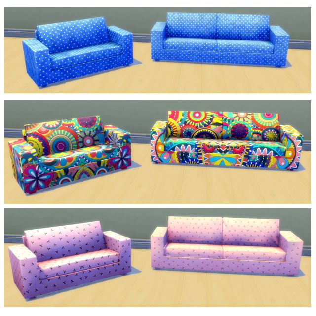 Sims 4 6 sofa and loveseat by Chalipo at All 4 Sims
