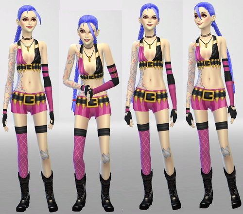 Sims 4 Jinx from League of Legends at SIM AGENCY