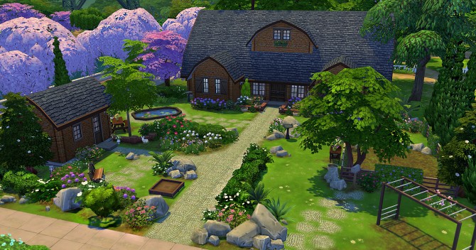 Sims 4 Madeleine house at Studio Sims Creation