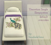 Discretion single bedding at Saudade Sims