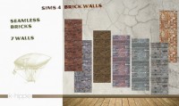 7 Brick Walls by Blackgryffin at Mod The Sims