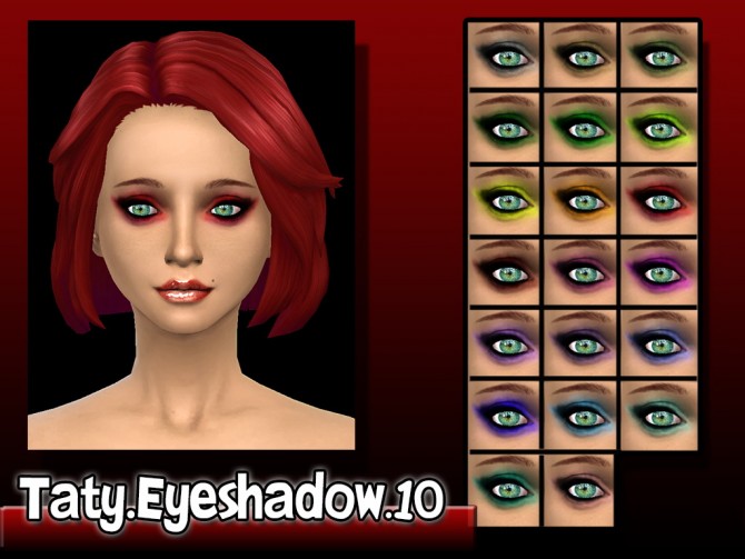 Sims 4 Eyeshadow 10 at Taty – Eámanë Palantír