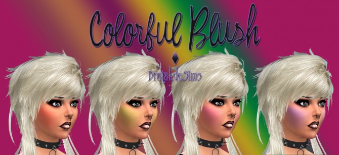 Sims 4 Colorful Blush at Brutal de Sims4