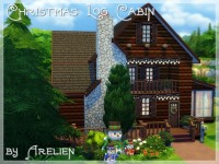 Christmas Log Cabin by Arelien at TSR