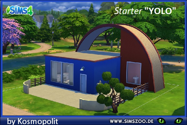 Sims 4 YOLO Starter by Kosmopolit at Blacky’s Sims Zoo