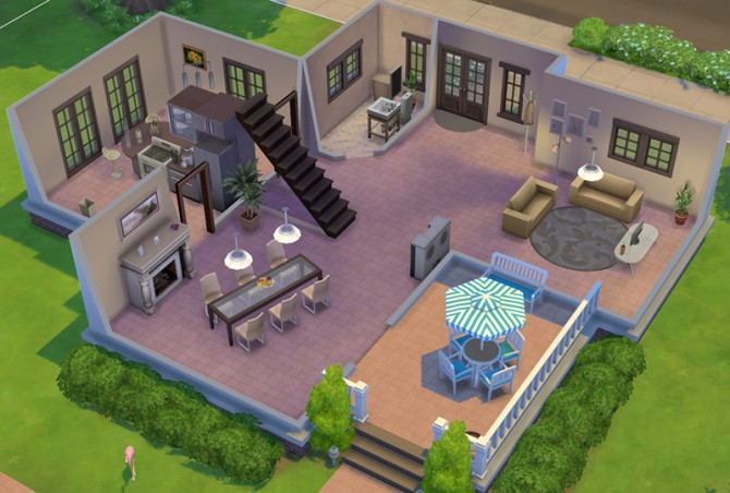 Sims 4 Simple house #4 by Ra2rd at Mod The Sims