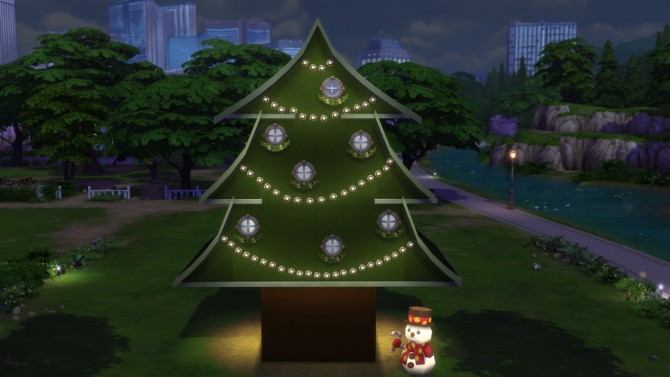 Sims 4 Christmas Tree house at Totally Sims