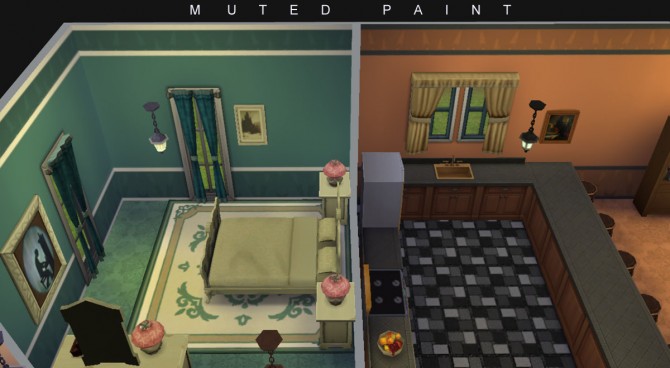 Sims 4 3 Versions of Paint with Stencil by Simmiller at Mod The Sims