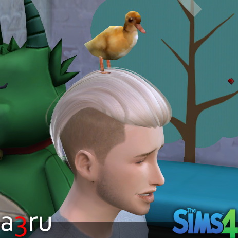 Sims 4 Head Duckling for YAM & YAF at A3RU