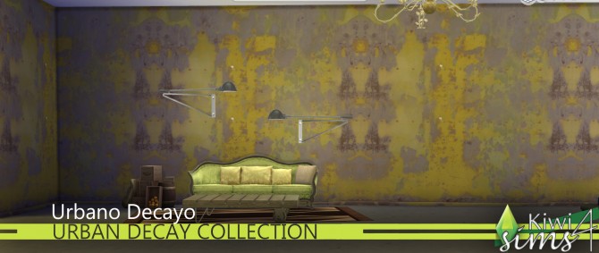 Sims 4 Decaying concrete walls by Kiwi Sims4 at Mod The Sims