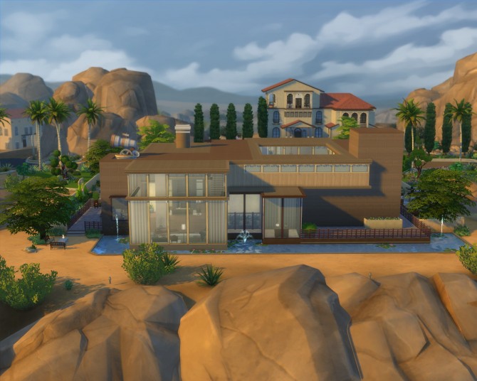 Sims 4 Warm Winds Oasis house by SimEve at CreatEve Works
