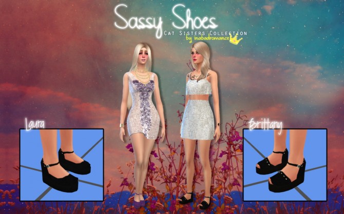 Sims 4 Sassy shoes at In a bad Romance
