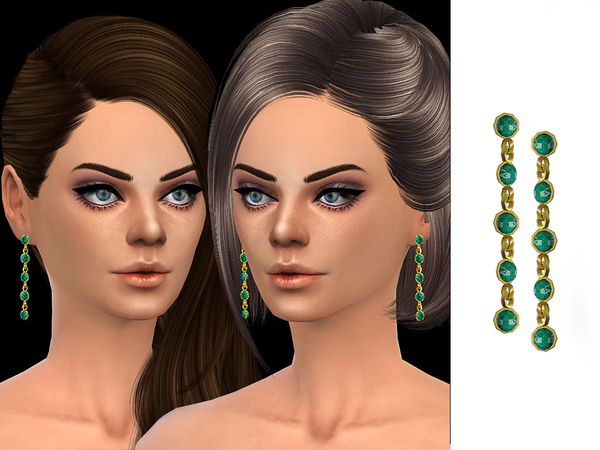 Sims 4 Earrings 07 YA by ShakeProductions at TSR
